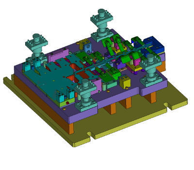 CATIA V5による順送型の3D設計（下型）
